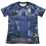 Thailandia speciale Maglia Calcio Brasile 2024 Blu Navy