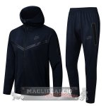 Nike Set Completo Blu Navy Giacca Felpa Cappuccio 2022-23