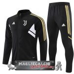 Juventus Insieme Completo Nero I Bianco Giacca Lunga Zip 2022-23