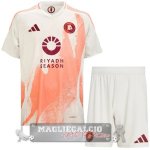 Away Conjunto De Bambino As Roma 2024 2025 Bianco