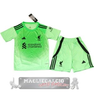 Portiere Set Completo De Bambino Liverpool 2025 2026 Verde
