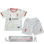 Terza Conjunto De Bambino Liverpool 2024 2025 Bianco