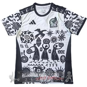 Thailandia Speciale Maglia Messico 2026 Nero Bianco