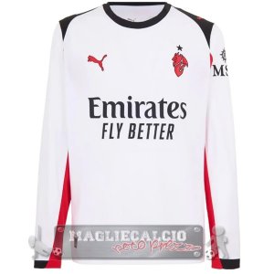 Thailandia Away Maglia Manga Larga AC Milan 2025 2026