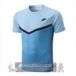 Formazione Maglia Calcio Nike 2022-2023 Blu Luce