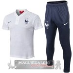 Francia Bianco Maglia Set Completo POLO 2018