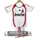 AC Milan Set Completo Bambino Maglia Calcio Away Retro 2006 2007