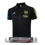 Arsenal Nero Blu Giallo Maglia POLO 2023-24