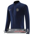 Giacca Lunga Zip Paris Saint Germain 2023-24 Blu II Navy