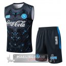 Formazione Senza Maniche Set Completo Napoli 2025 2026 Nero Blu