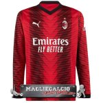 Thailandia Home Manga Larga Maglia Calcio AC Milan 2023-24