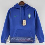 Brasile Blu Felpe Con Capucha 2022