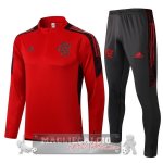 Flamengo Insieme Completo I Rosso Grigio Giacca 2021-22