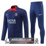 Paris Saint Germain Set Completo Bambino Giocatori Blu I Rosso Felpa Da Allenamento 2022-23