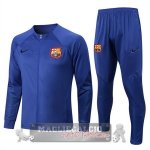 Barcellona Insieme Completo Blu Navy Giacca 2022-23