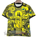 Thailandia speciale Maglia Calcio Brasile 2024 Giallo