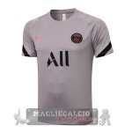 Paris Saint Germain Formazione Maglia Calcio 2021-22 grigio navy