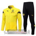 Borussia Dortmund Insieme Completo Giallo Nero Giacca 2022-23