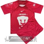 Pumas Uuam Set Completo Bambino Maglia Calcio Portiere 2022-23 Rosso