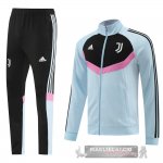 Set Completo Set Completo Lunga Zip Giacca Juventus 2024 2025 Grigio Rosa