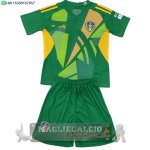 Portiere Maglia Calcio Set Completo Bambino Leeds United 2024 2025 Verde