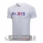 Paris Saint Germain Formazione Maglia Calcio 2021-22 Bianco Purpureo
