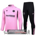 Inter Miami Insieme Completo Rosa Nero Bambino Giacca 2023-24