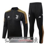 Juventus Insieme Completo Nero Giallo Bianco Giacca 2022-23