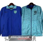 Giacca a vento Barcelona 2023-24 Blu Verde