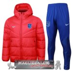 Set Completo Chaqueta De Algodon Atlético Madrid 2023-24 Rosso
