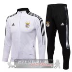 Benfica Insieme Completo Bianco Giacca 2021-22