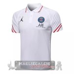 Paris Saint Germain II Bianco Maglia POLO 2021-22