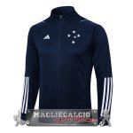 Cruzeiro Blu Navy Giacca Lunga Zip 2023-24