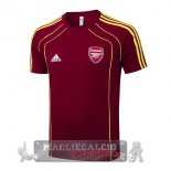 Arsenal Maglia Formazione 2025 2026 Borgogna Giallo Arsenal Maglia Formazione 2025 2026 Borgogna Giallo