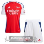 Home Conjunto De Bambino Arsenal 2024 2025 Rosso Bianco
