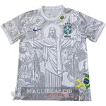Thailandia Speciale Maglia Brasile 2026 Bianco Grigio