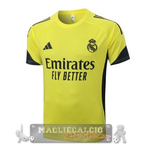 Maglia Formazione Real Madrid 2025 2026 Giallo Grigio