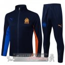 Set Completo Lunga Zip Giacca Marsella 2024 2025 Blu Navy