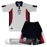 Inghilterra Set Completo Bambino Retro Maglia Calcio Home Coppa del mondo 2022