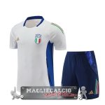 Formazione Set Completo Bambino Italia 2024 Blanco Azul Marino