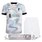 Liverpool Set Completo Bambino Maglia Calcio Away 2022-23