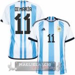 Tailandia Di María Home Maglia Calcio Argentina 2022