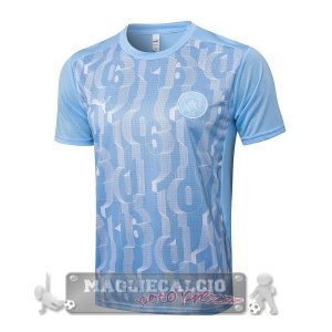 Maglia Formazione Manchester City 2024 2025 Blu Luce