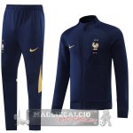 Francia Insieme Completo Blu Navy Giacca 2022-23