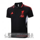 Liverpool Nero Rosso Maglia POLO 2025 2026