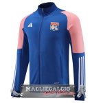 Giacca Lunga Zip Lyon 2023-24 Blu Rosa