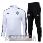 Set Completo Felpa Allenamento Formazione Germania 2025 Bianco Nero
