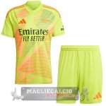 Portiere Conjunto De Bambino Arsenal 2024 2025 Giallo