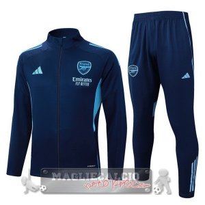 Set Completo Lunga Zip Giacca Arsenal 2025 2026 Blu II Navy