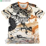 Thailandia speciale Maglia Calcio Real Madrid 2025 2026 Nero Arancione Bianco